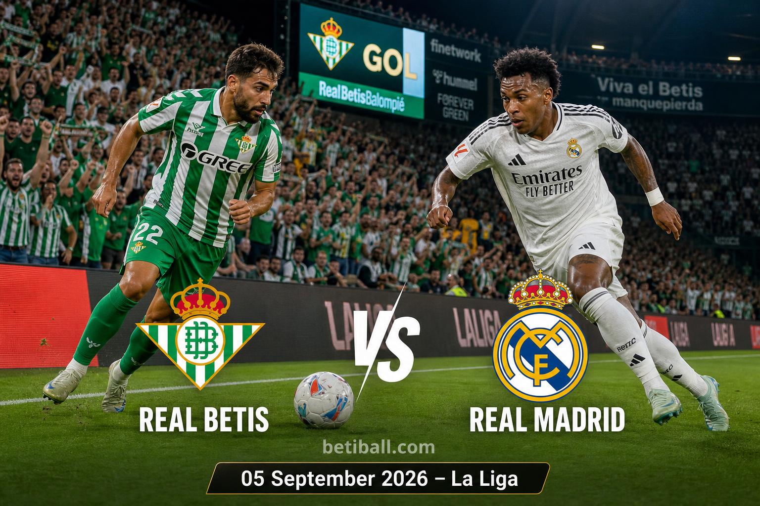 Real Betis vs Real Madrid: Form, Lineups & Score Prediction