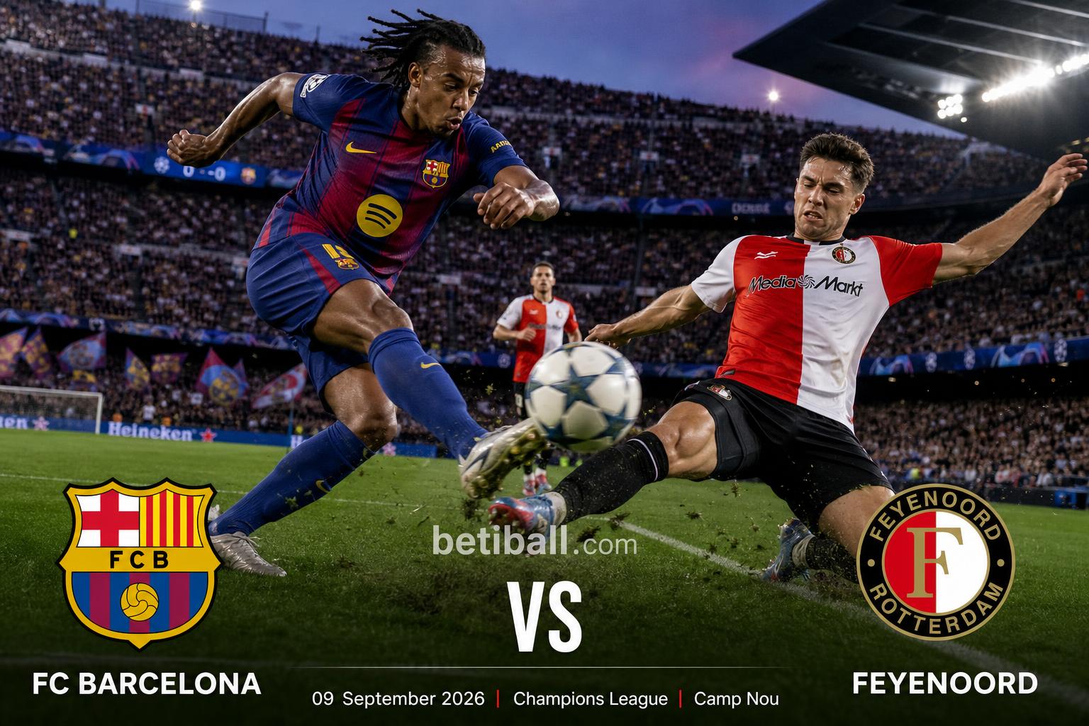 Fc Barcelona vs Feyenoord: Form, Lineups & Score Prediction