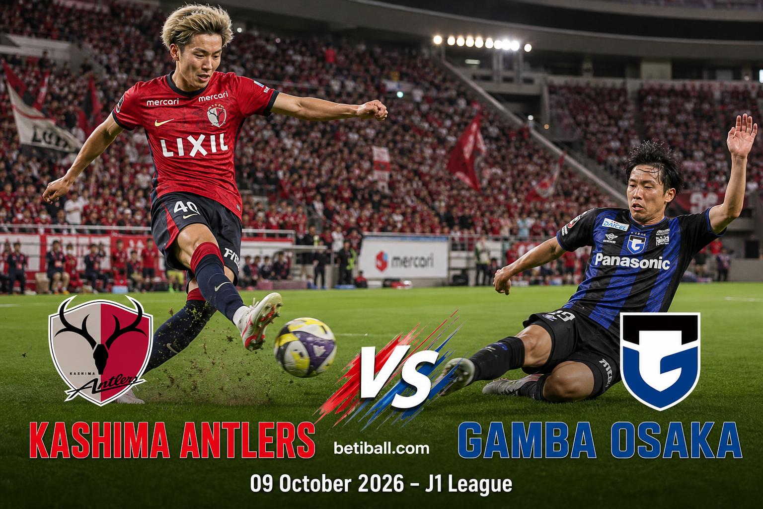 Kashima Antlers vs Gamba Osaka: Form, Lineups & Score Prediction