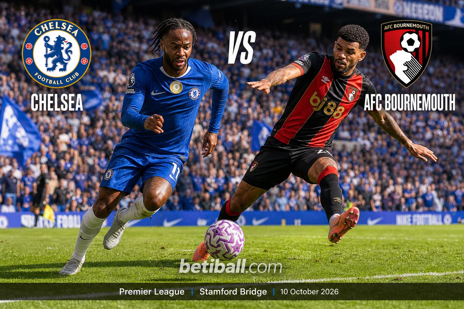 Chelsea vs Afc Bournemouth Prediction: Match Preview & Team News