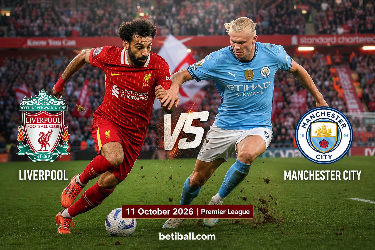 Liverpool vs Manchester City Prediction: Match Preview & Team News