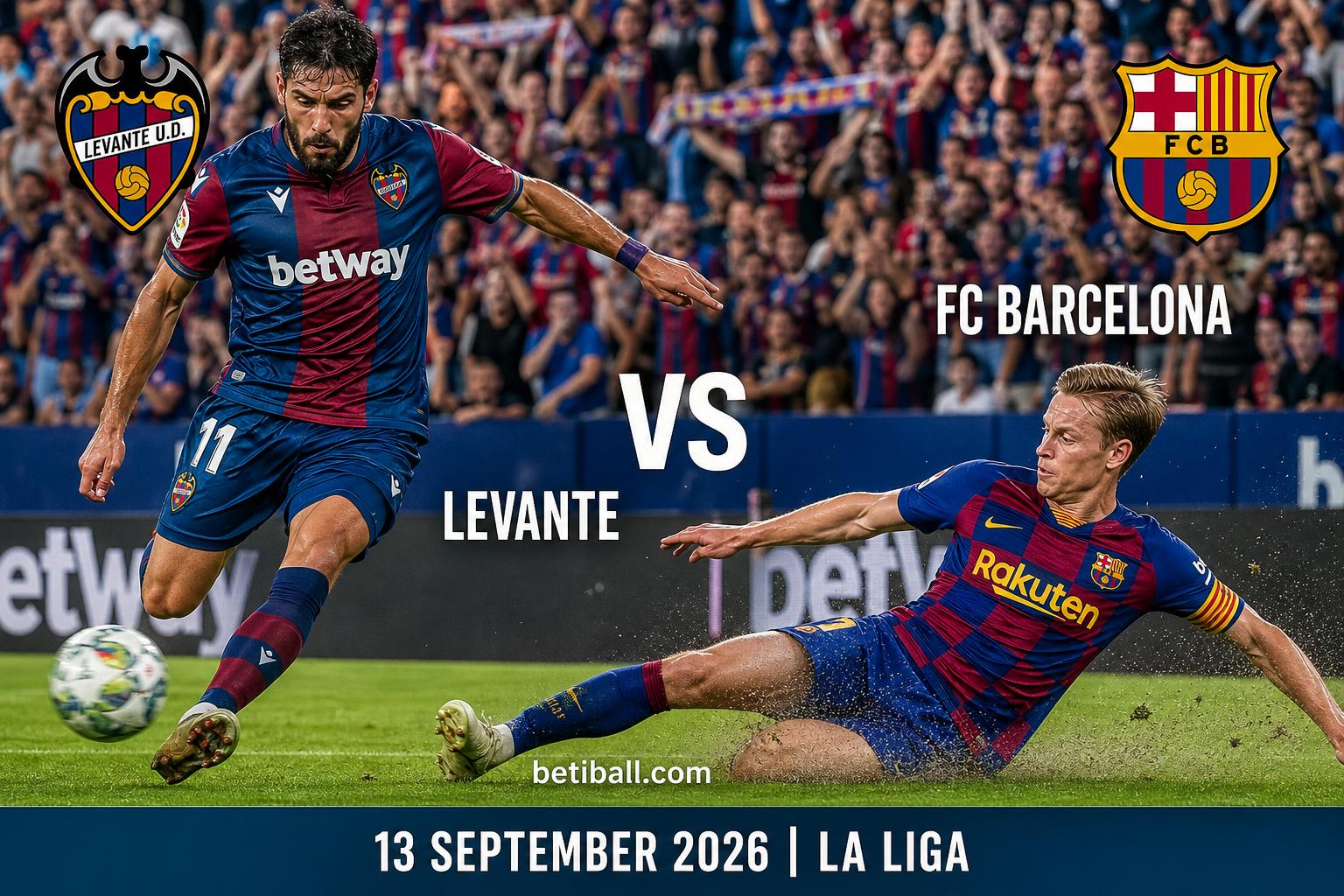 Levante vs Fc Barcelona: Form, Lineups & Score Prediction