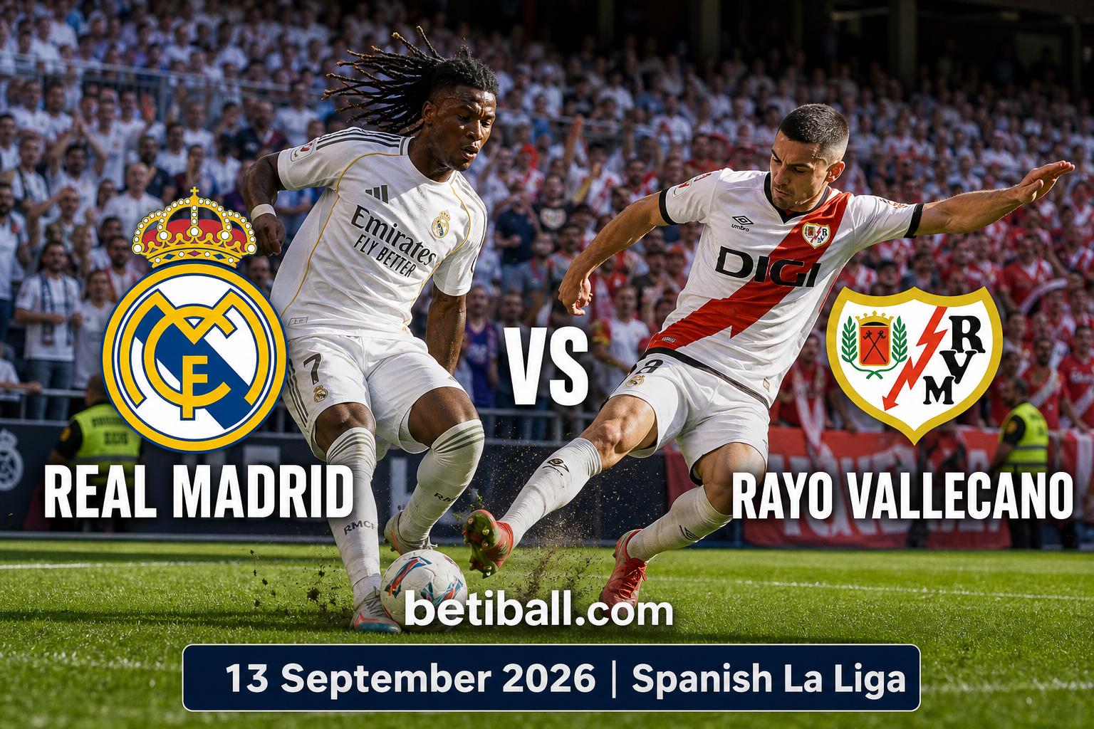 Real Madrid vs Rayo Vallecano Prediction: Match Preview & Team News