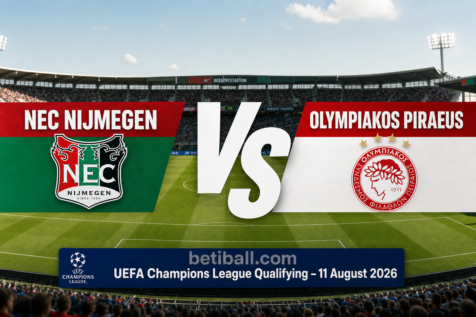 NEC Nijmegen vs Olympiakos Piraeus Preview: Prediction, Team News & Lineups