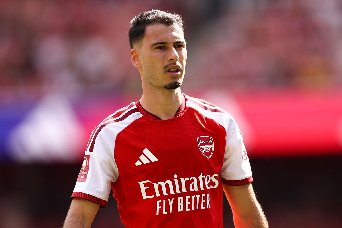 Gabriel Martinelli in action during an Arsenal match