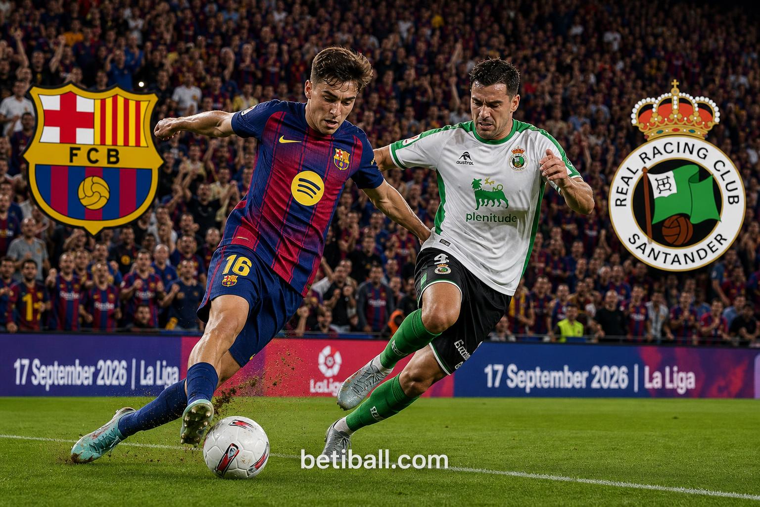 Fc Barcelona vs Racing Santander Prediction: Match Preview & Team News