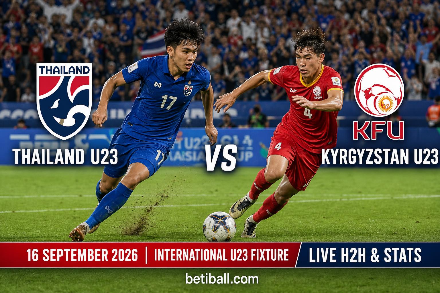 Thailand U23 vs Kyrgyzstan U23 Preview: Lineups, Form & Prediction