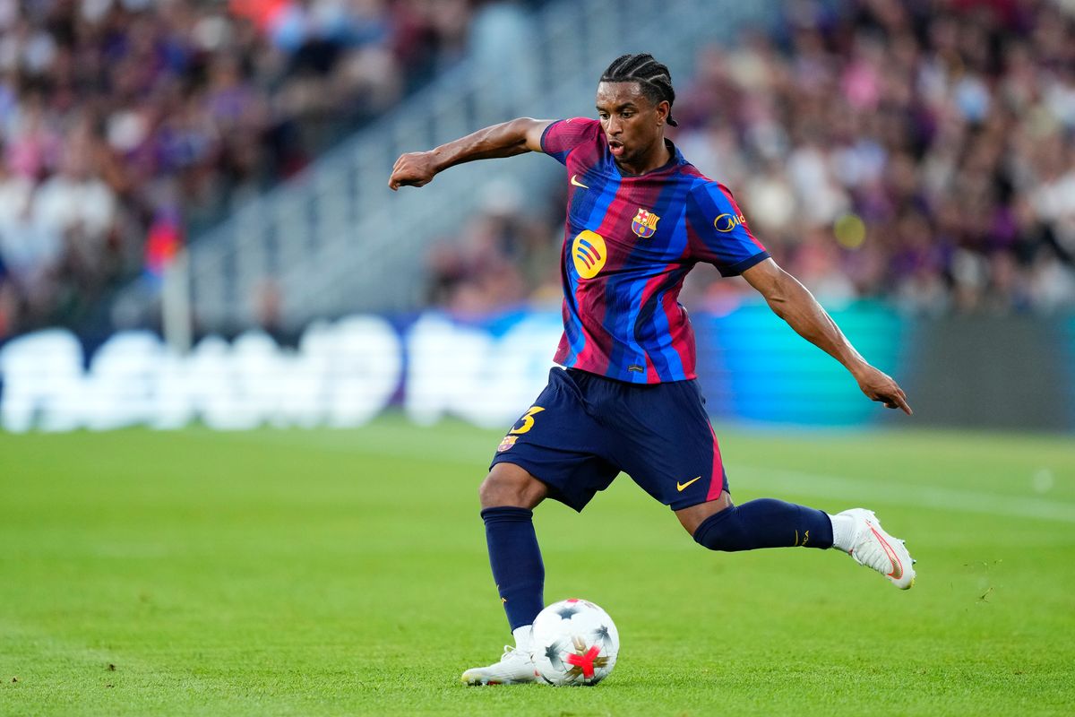 Potential Manchester United left-back target during a football match