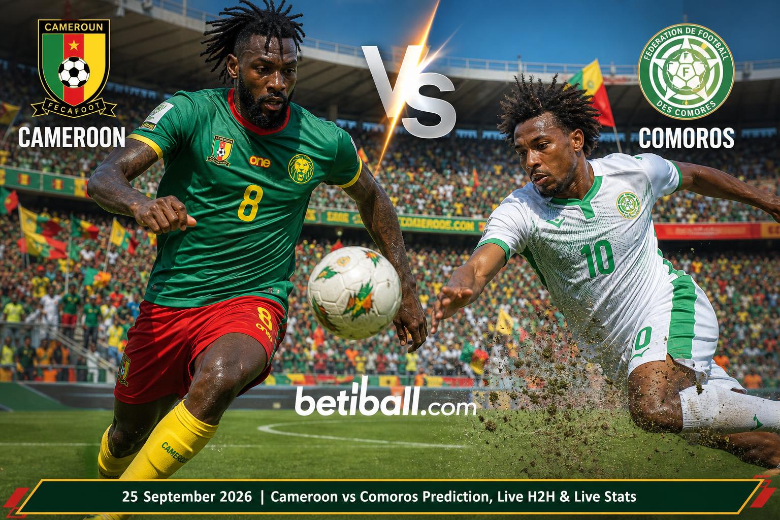 Cameroon vs Comoros: Form, Lineups & Score Prediction