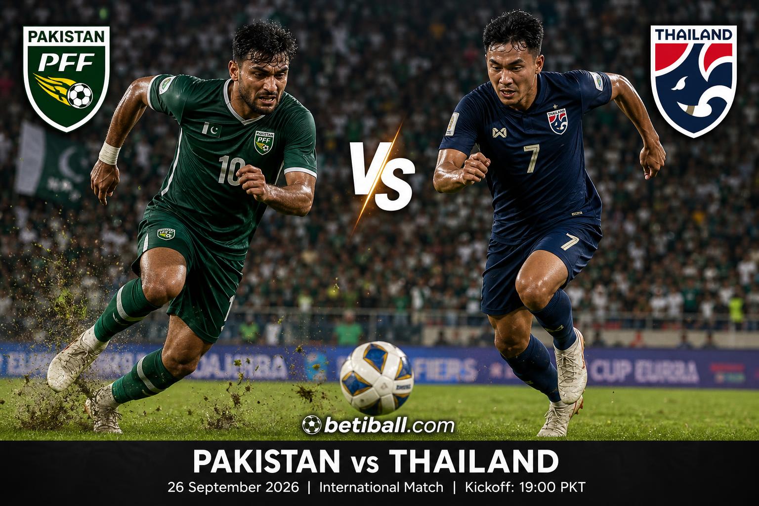 Pakistan vs Thailand Preview: Lineups, Form & Prediction