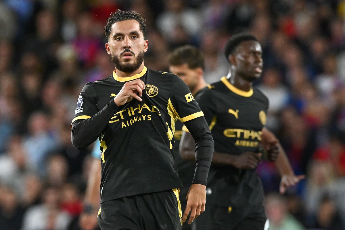 Manchester City manager Enzo Maresca giving instructions from the sidelines