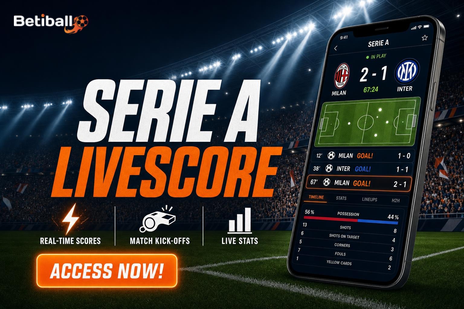 Italy Serie A (Serie A) Live Scores & Real-Time Match Updates