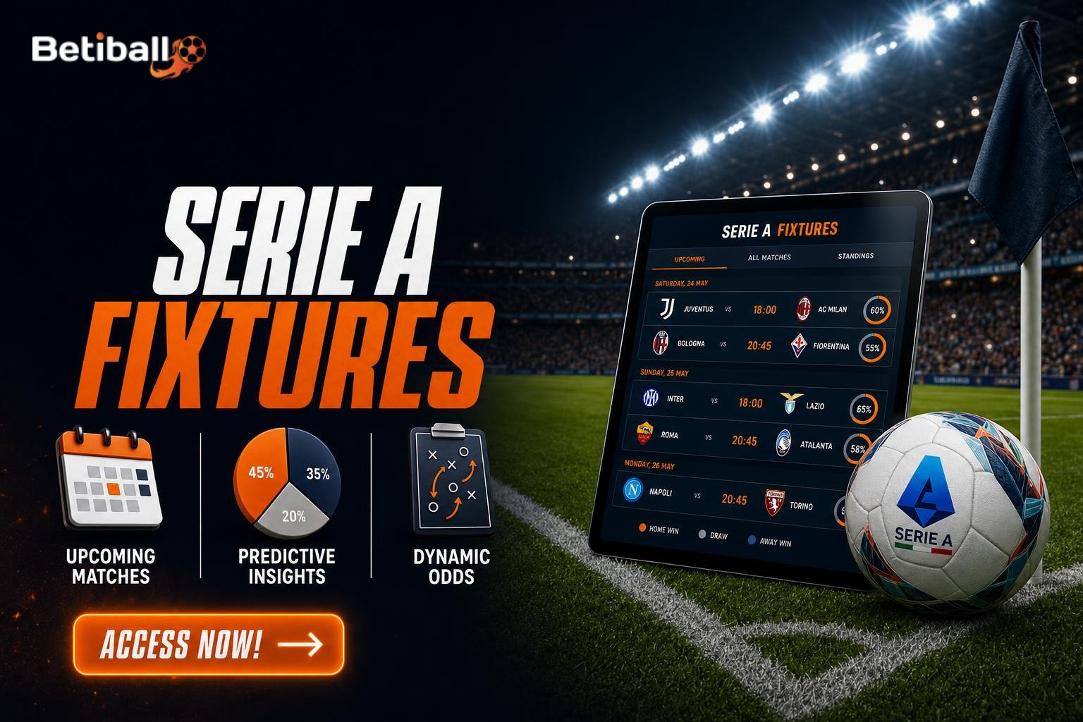 Italy Serie A (Serie A) Fixtures, Schedule & Predictive Analysis