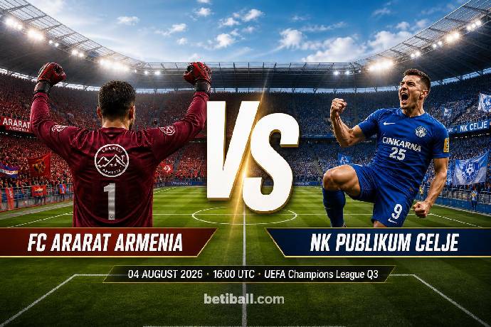 FC Ararat Armenia vs NK Publikum Celje Preview: UCL Q3 Prediction; Team News