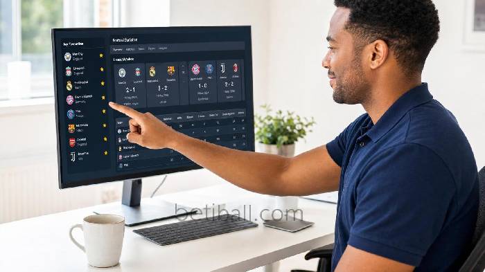 How to Use the Football Favourites Feature on Betiball
