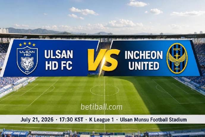 Ulsan HD FC vs Incheon United Preview: K League 1 Prediction, Team News & Lineups