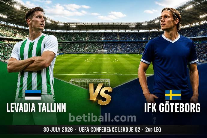 Levadia Tallinn vs IFK Goteborg Preview: Second Leg Prediction, Team News & Lineups