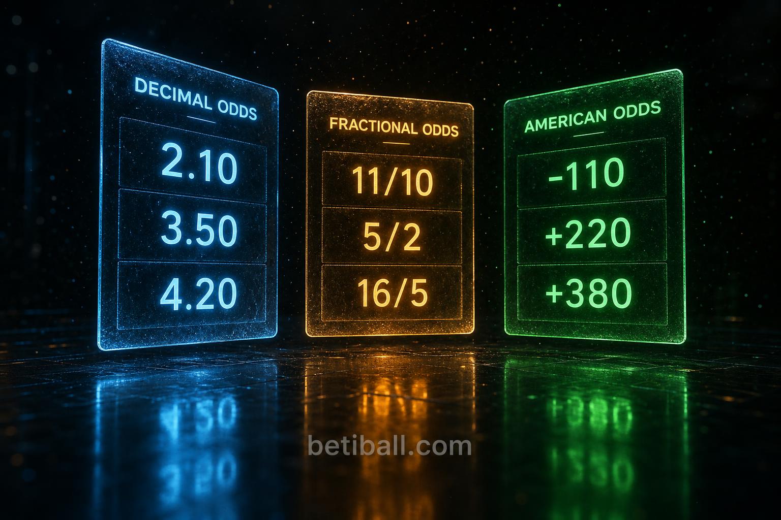 How to Read Football Odds: Decimal, Fractional v&agrave; American Odds Explained - Ảnh 2